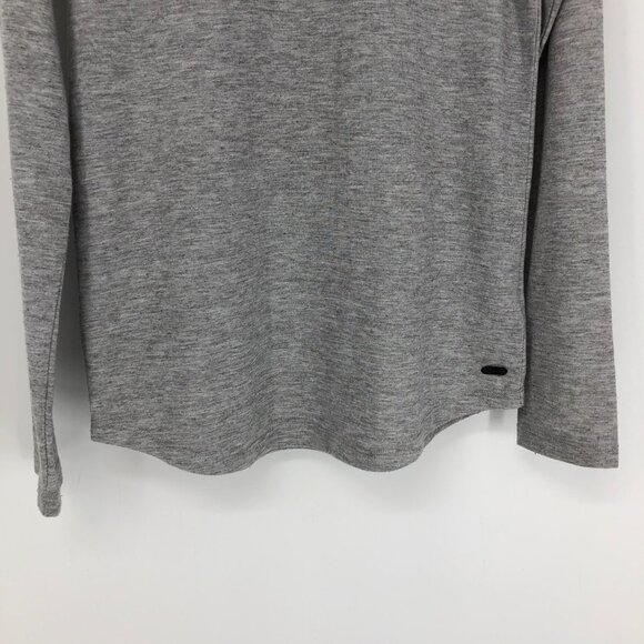Roots Heathered Light Grey Lightweight Longsleeve Turtleneck Loose fit size XS - Picture 6 of 13